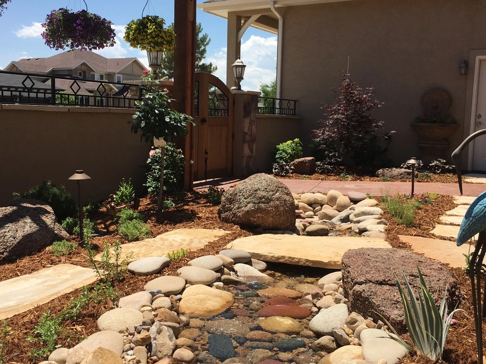 A Lovely Courtyard by Colorado Vista Landscape Design, Inc. - Photo 16