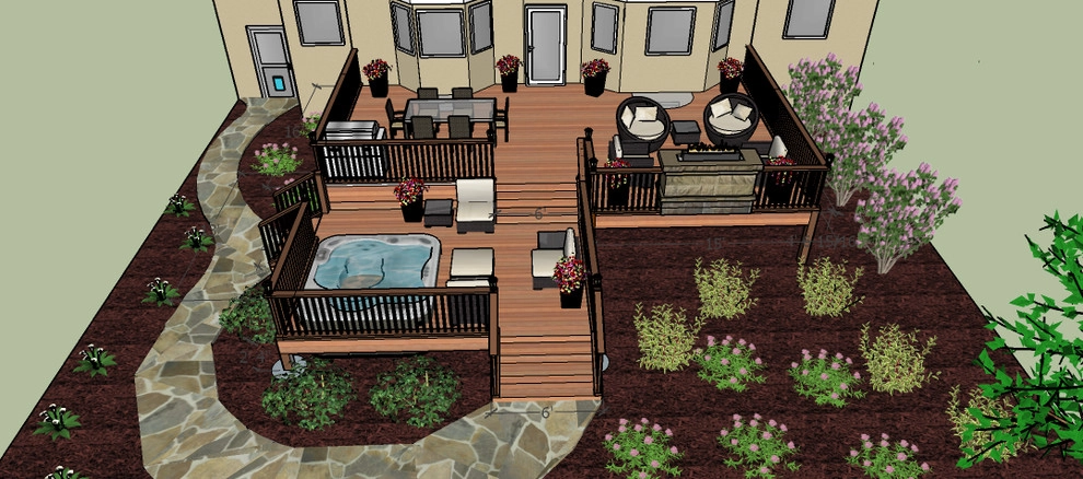 Soaring Eagle Deck and Landscape by Colorado Vista Landscape Design, Inc. - Photo 3