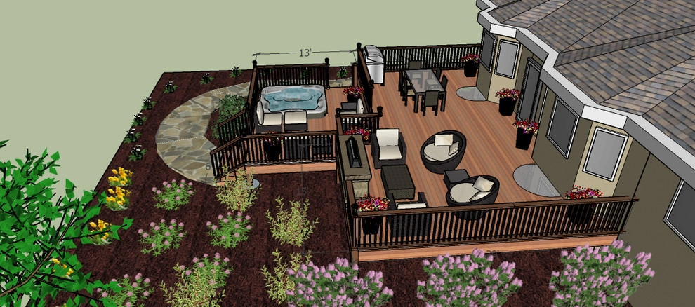 Soaring Eagle Deck and Landscape by Colorado Vista Landscape Design, Inc. - Photo 5