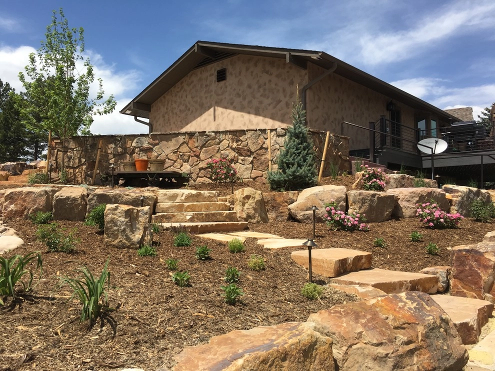 Foothills Mountain Home Transformation by Colorado Vista Landscape Design, Inc. - Photo 10