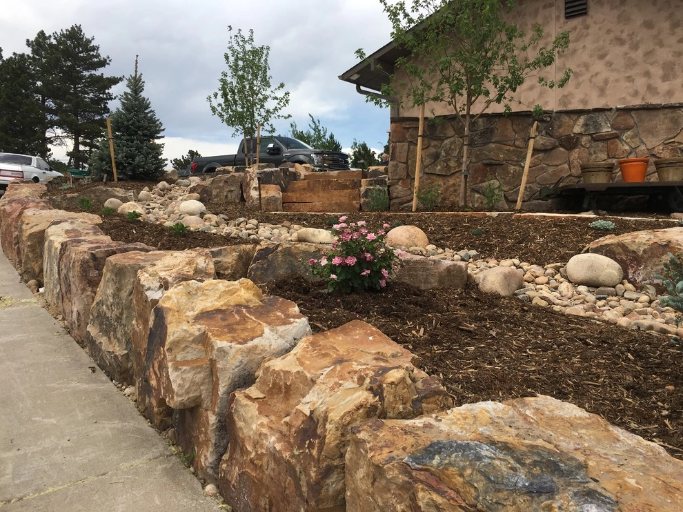 Foothills Mountain Home Transformation by Colorado Vista Landscape Design, Inc. - Photo 6