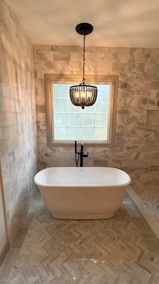Complex Tile Washroom by Kramer Projects - Photo 2