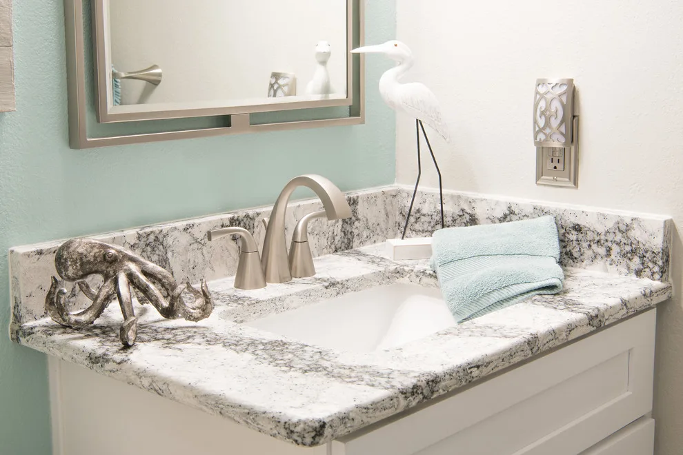 Cozy Coastal Guest Bathroom by J&J Carpet One Floor & Home - Photo 8