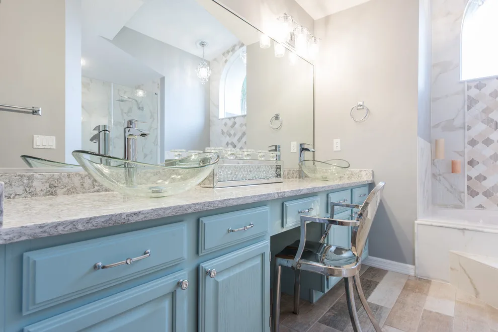 Luxurious Glamorous Master Bathroom by J&J Carpet One Floor & Home - Photo 16