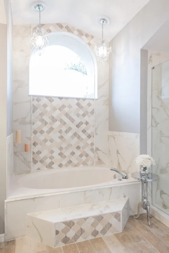 Luxurious Glamorous Master Bathroom by J&J Carpet One Floor & Home - Photo 6