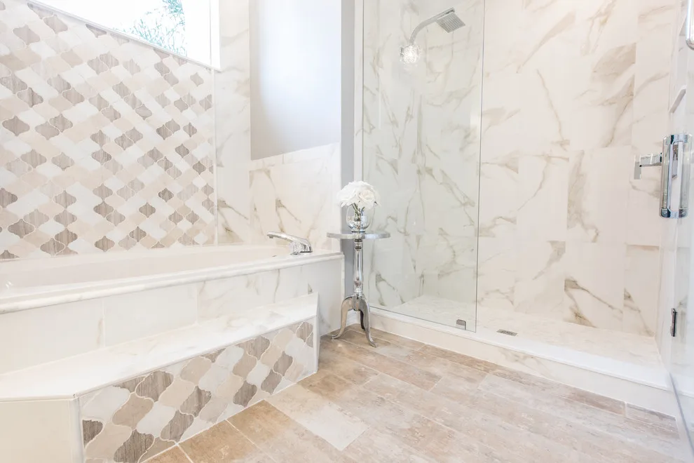 Luxurious Glamorous Master Bathroom by J&J Carpet One Floor & Home - Photo 17