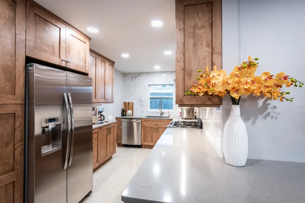 Mid Century Galley Kitchen Transformation: Then and Now by J&J Carpet One Floor & Home - Photo 4