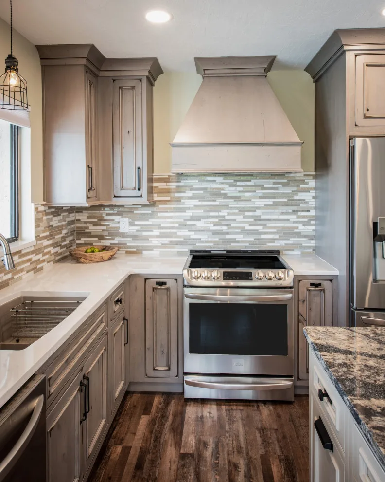 Industrial-Style Rustic Kitchen by J&J Carpet One Floor & Home - Photo 22