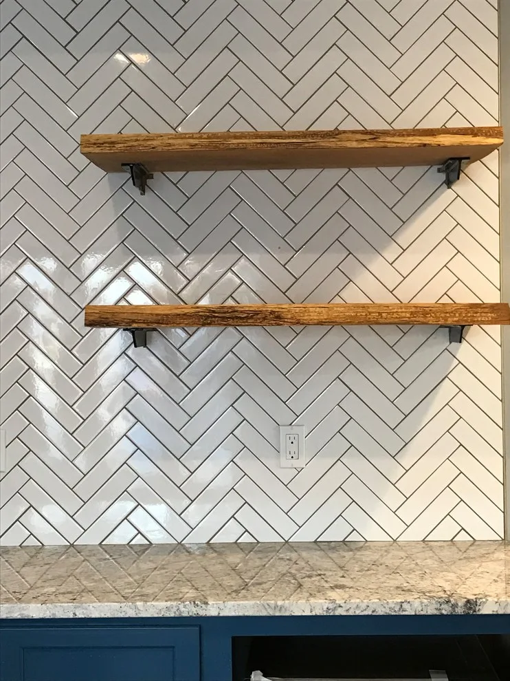 Chevron Tile Backsplash by Mel's Carpet Outlet - Photo 2