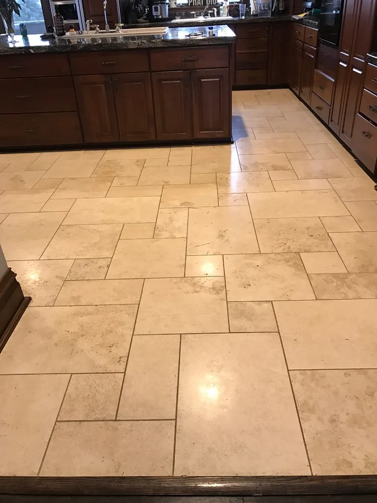 natural travertine flooring by Mel's Carpet Outlet - Photo 2