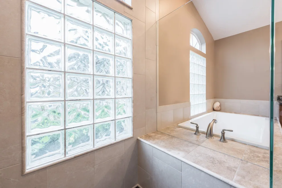Coastal-Inspired Traditional Master Bathroom by J&J Carpet One Floor & Home - Photo 4