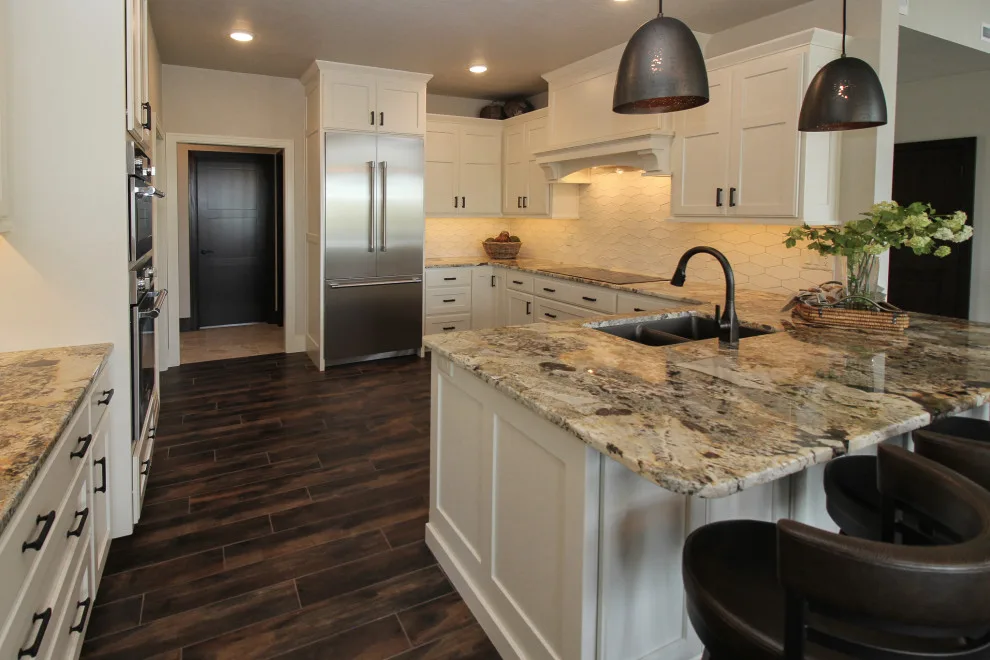 Cozy Home Featuring Marble Countertops and Tiled Shower by H.J. Martin And Son - Photo 7