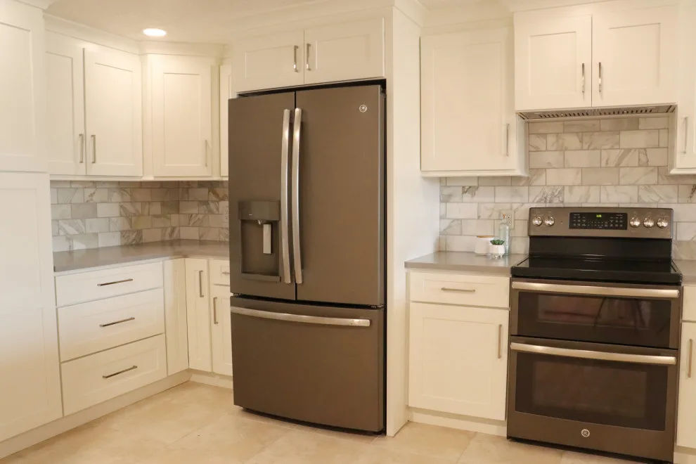 Stunning White Shaker Kitchen by J&J Carpet One Floor & Home - Photo 2