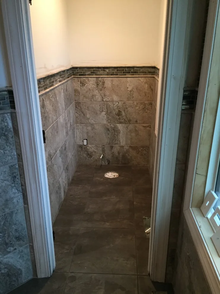 Luxury Bathroom Tile and Custom Shower Renovation by Tile KC - Photo 2
