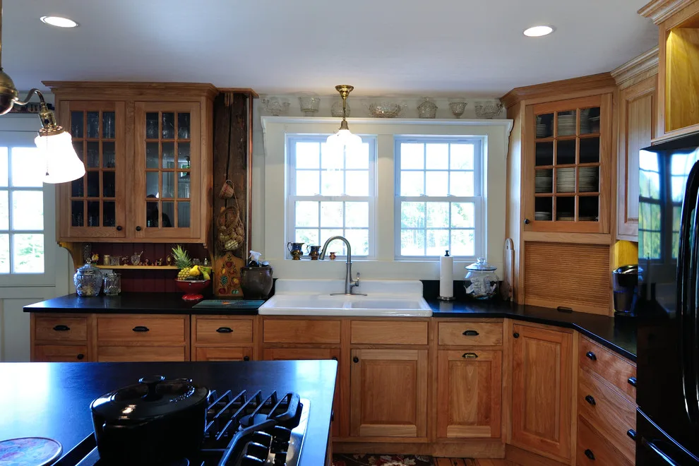 New Hampshire Rustic Red Birch Kitchen by Dovetail Designs By Jenny Volk - Photo 2
