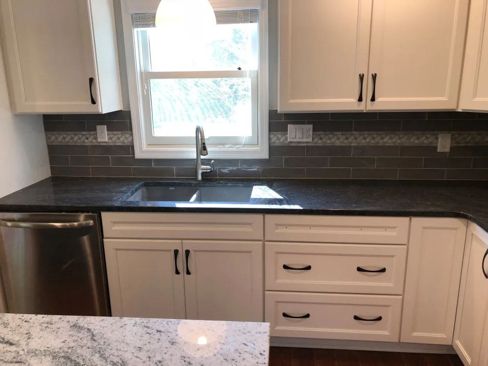 updated kitchen cabinetry and backsplash by Spencer Remodeling - Photo 4