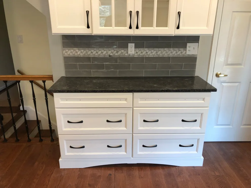 updated kitchen cabinetry and backsplash by Spencer Remodeling - Photo 2