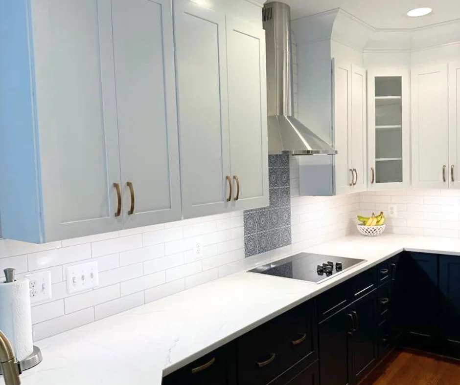 Navy Blue and White Kitchen Renovation by My Kitchen And Bath - Photo 4