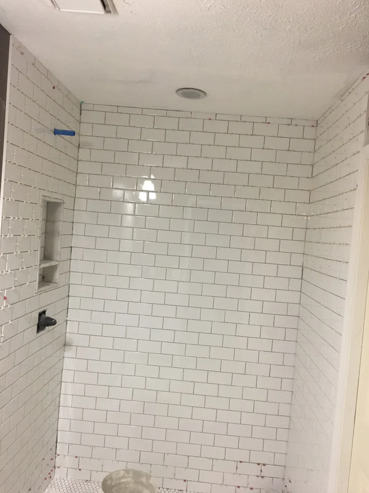 vintage tile design for modern master bathroom by Spencer Remodeling - Photo 6