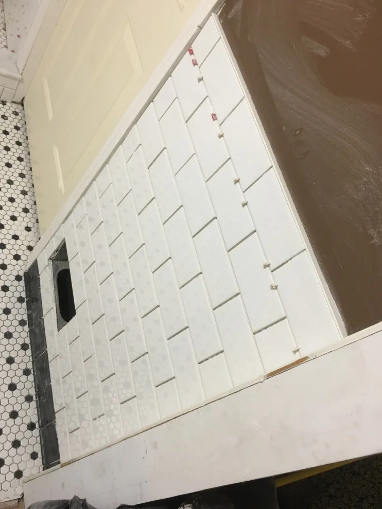 vintage tile design for modern master bathroom by Spencer Remodeling - Photo 8