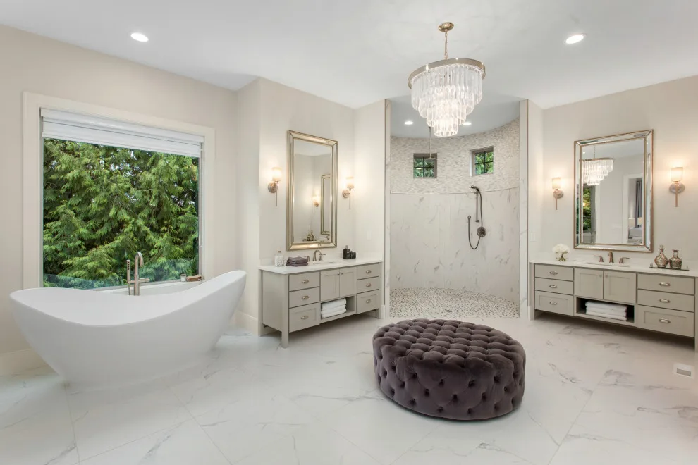 Contemporary Elegant Bathroom Renovation by My Kitchen And Bath - Photo 2
