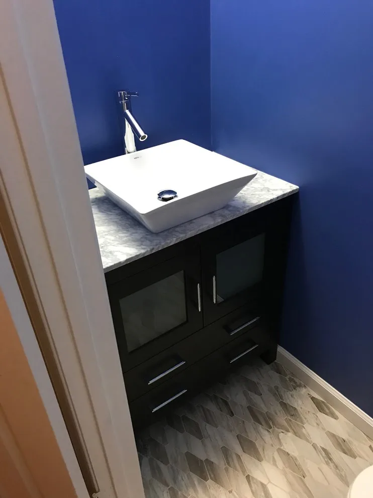 Revamped Powder Room by Stronghold Remodeling - Photo 3