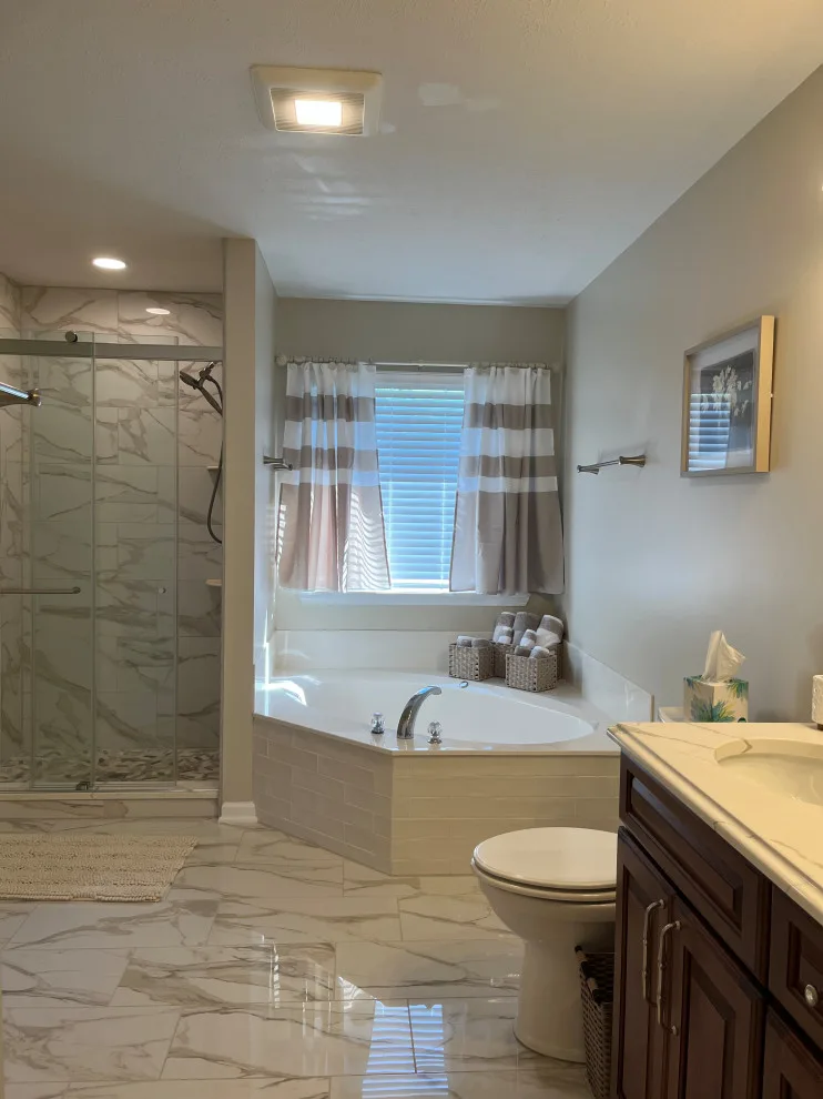 North-East Indianapolis Master Bath Renovation by T. Morgan Construction, Inc. - Photo 4