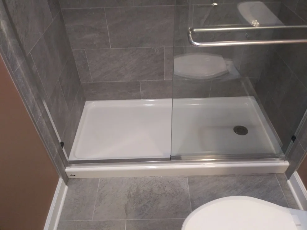 Basement Bathroom Renovation in Northbrook by Premier Kitchen & Bath Remodeling - Photo 3