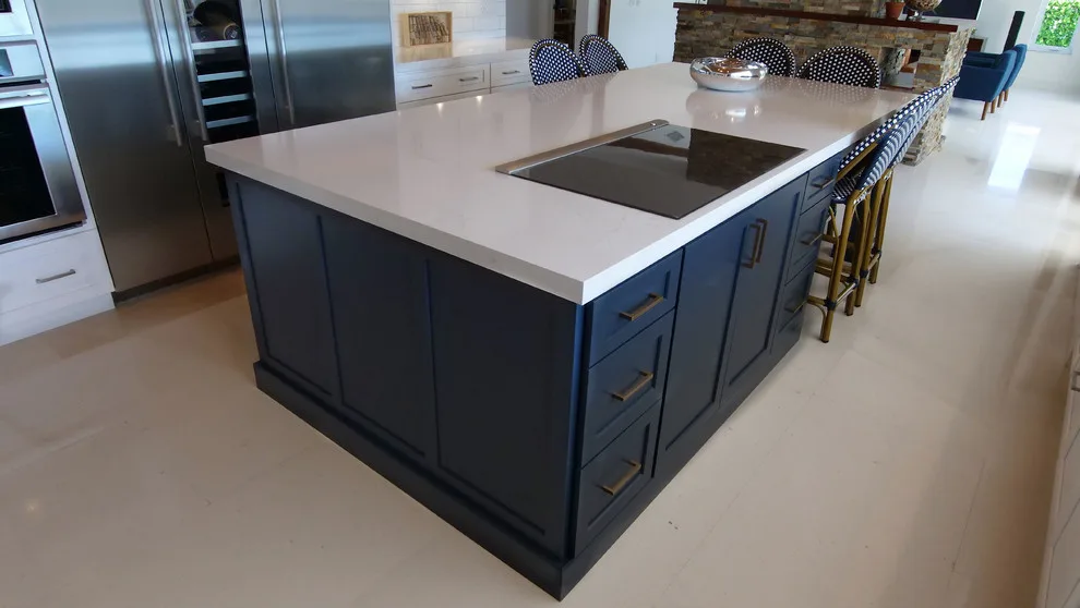 Modern Ocean-Inspired Blue and White Kitchen by Eleet Fine American Cabinetry - Photo 2