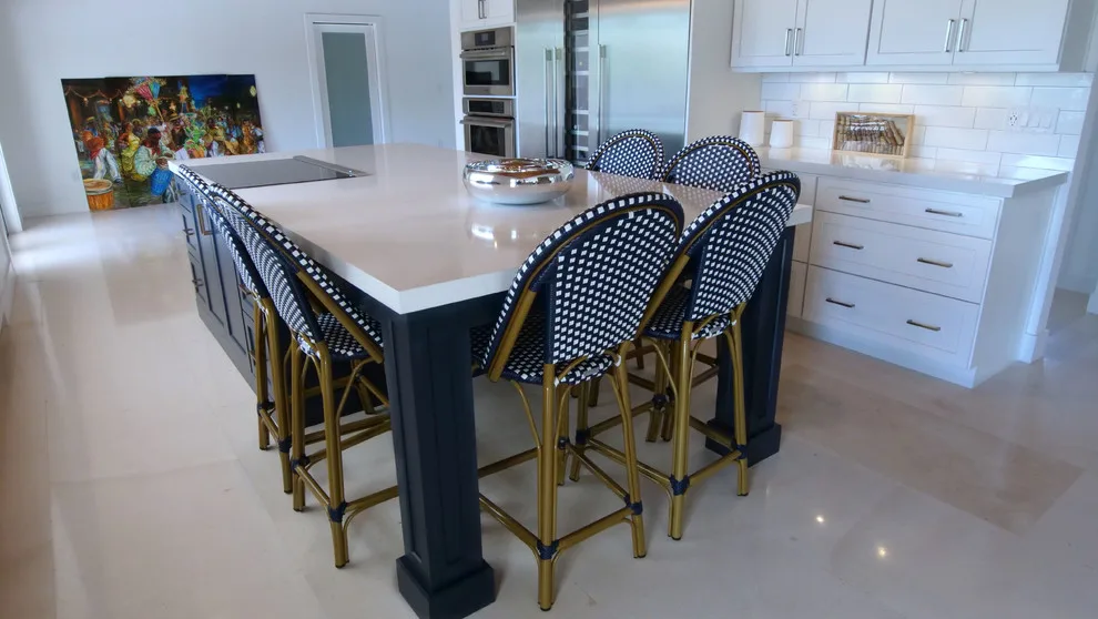Modern Ocean-Inspired Blue and White Kitchen by Eleet Fine American Cabinetry - Photo 5