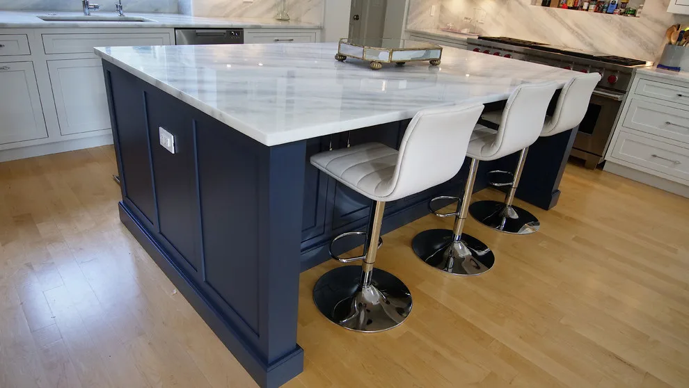 Modern Ocean Blue Kitchen by Eleet Fine American Cabinetry - Photo 9