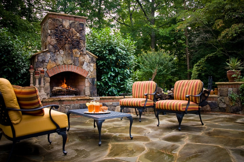 STONE FIREPLACE ADDITION by Coogan's Design Build - Photo 2
