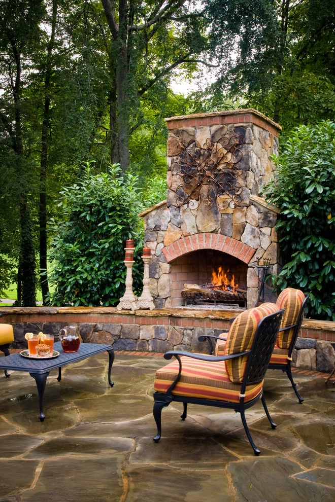 STONE FIREPLACE ADDITION by Coogan's Design Build - Photo 11