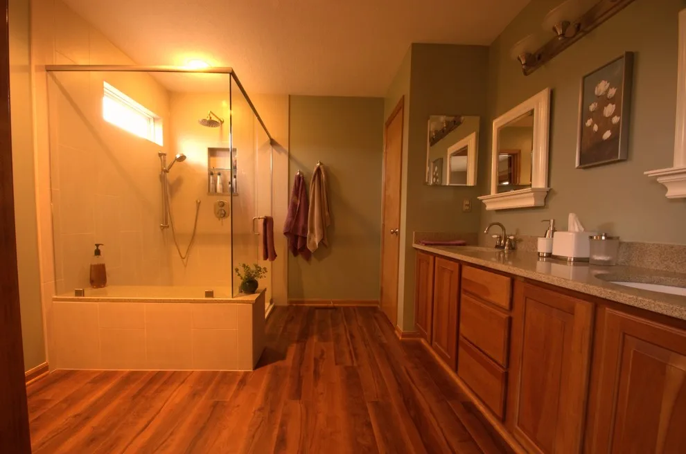 Spacious Shower in an Open Bathroom by Bathroom And Kitchen Services, LLC - Photo 2