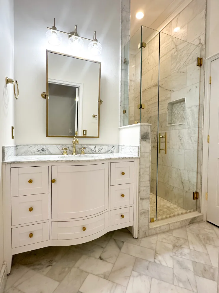 Osceola Visitor Marble Bathroom by Collins Kitchen And Bath - Photo 9