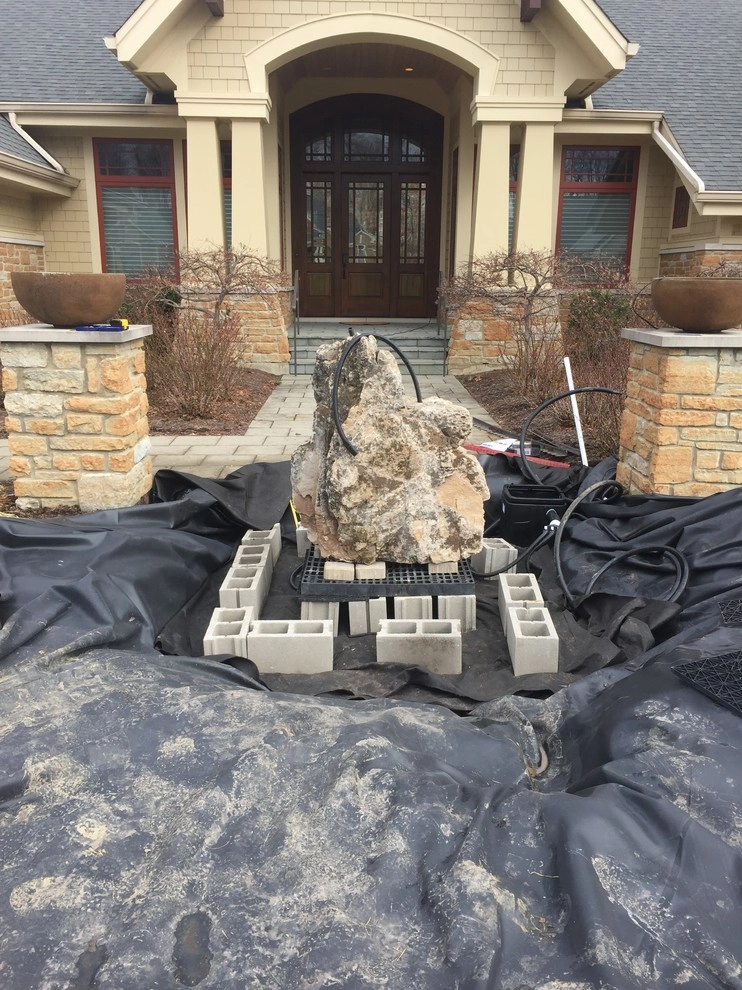 Boulder Fountain by Country Club Landscaping - Photo 3