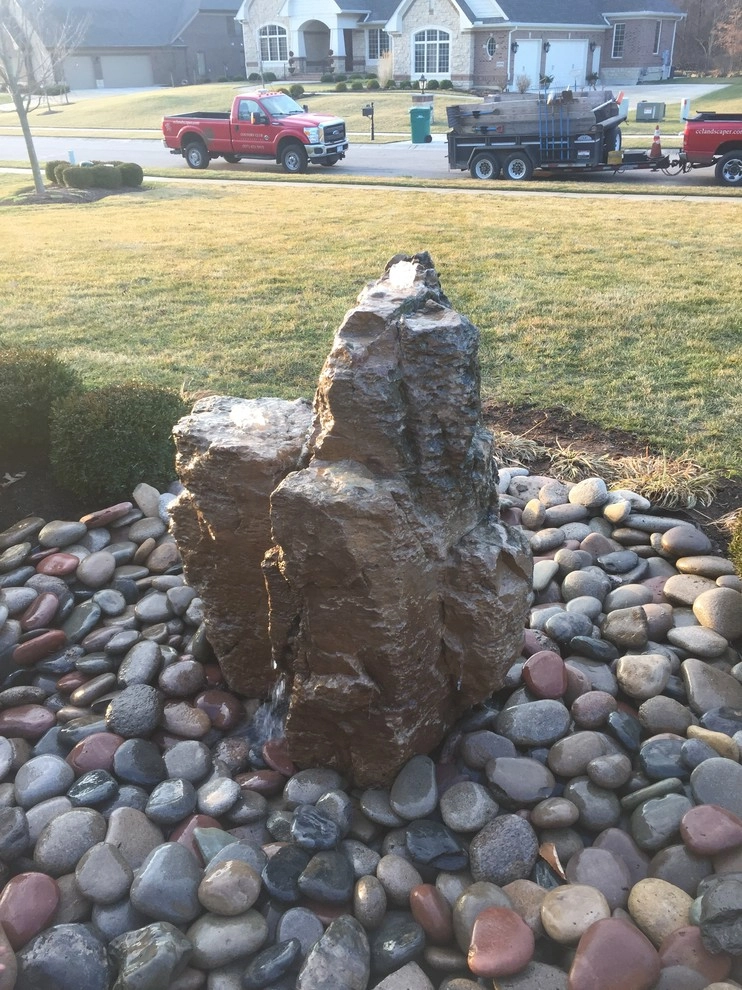 Boulder Fountain by Country Club Landscaping - Photo 7