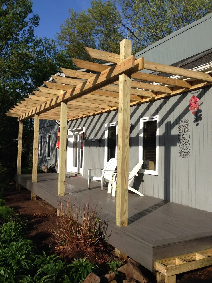 Modern House Pergola by Sidney Enterprises - Photo 3