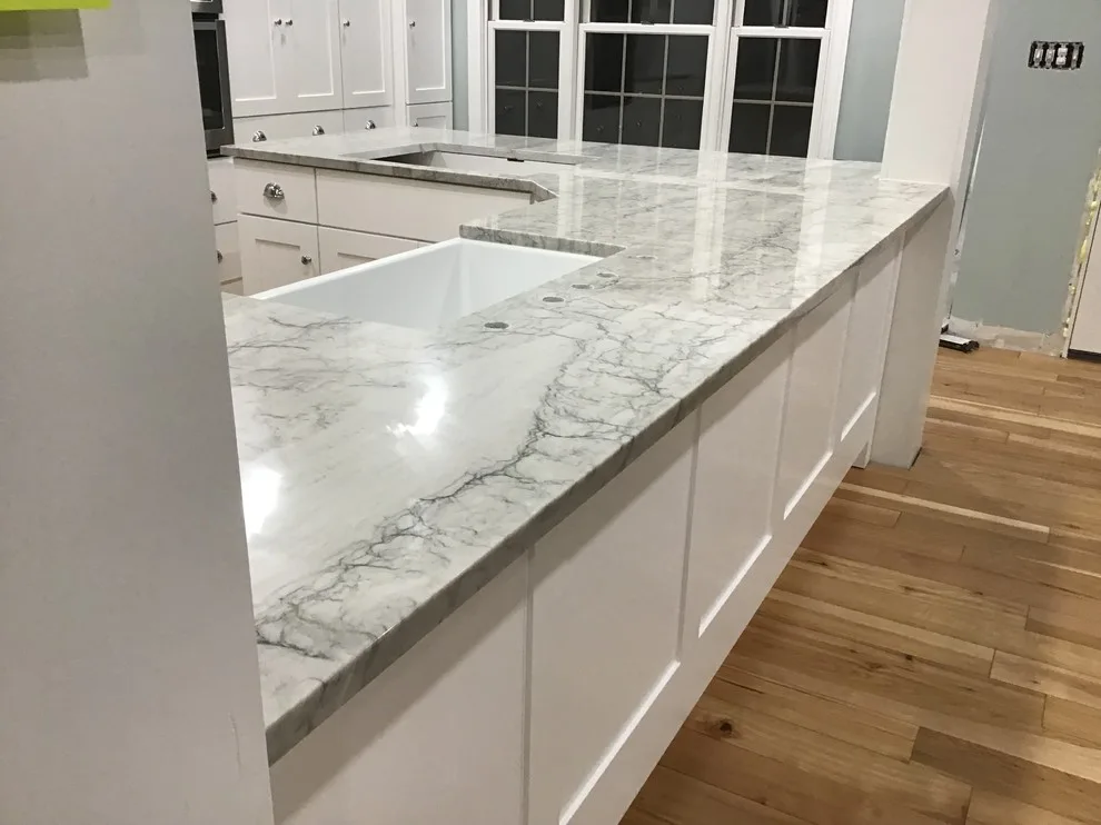 Ancient Pearl Quartz Kitchen by Bluegrass Marble & Granite Of Richmond - Photo 4