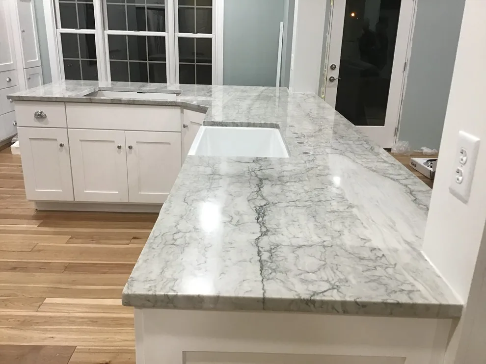 Ancient Pearl Quartz Kitchen by Bluegrass Marble & Granite Of Richmond - Photo 3