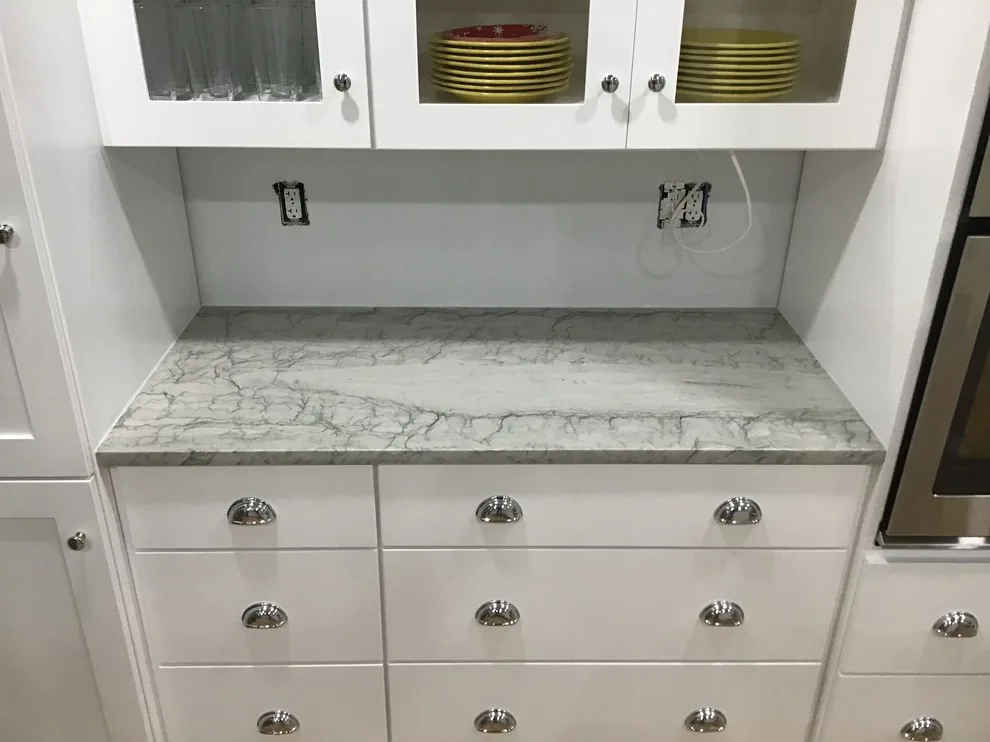 Ancient Pearl Quartz Kitchen by Bluegrass Marble & Granite Of Richmond - Photo 6
