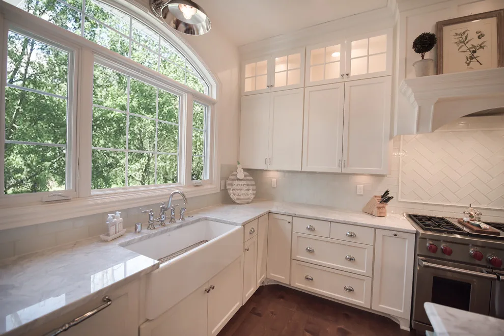 White Flat Panel Kitchen by Walters Cabinets, Inc. - Photo 4