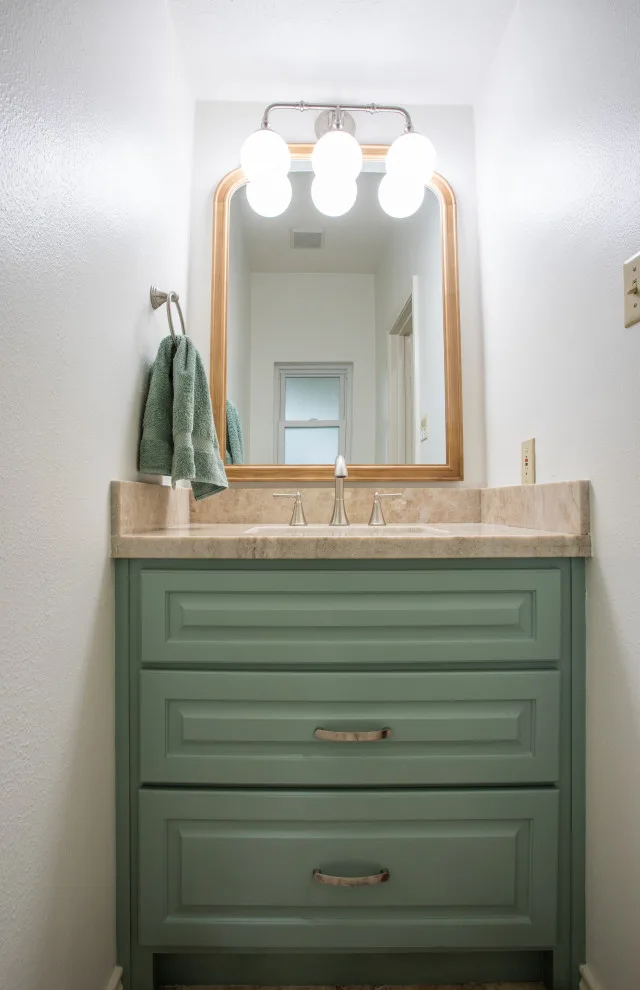Falling Star Powder Room by Premium Residential Remodeling - Photo 2