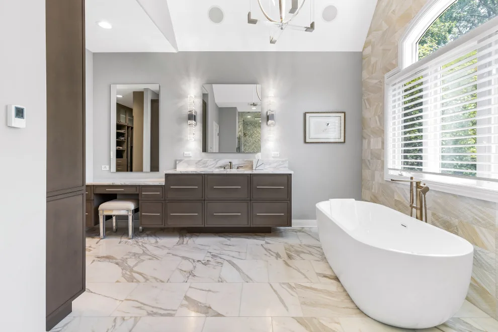 Riverwoods Bathroom and Closet Renovation by Airoom Architects-Builders-Remodelers - Photo 14
