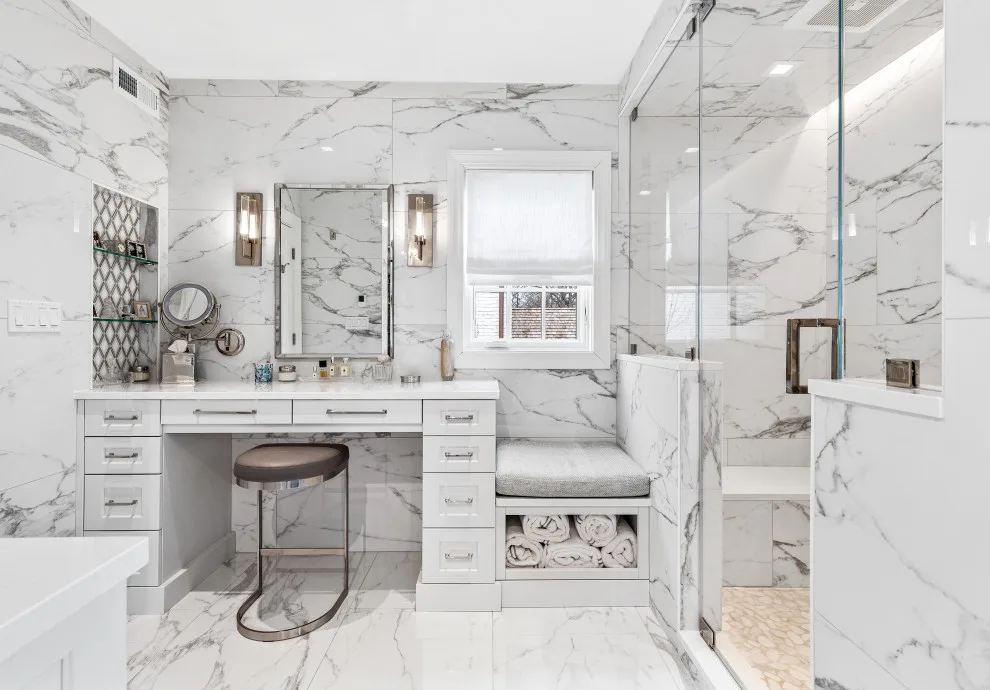 Winnetka Primary Bathroom Renovation by Airoom Architects-Builders-Remodelers - Photo 8