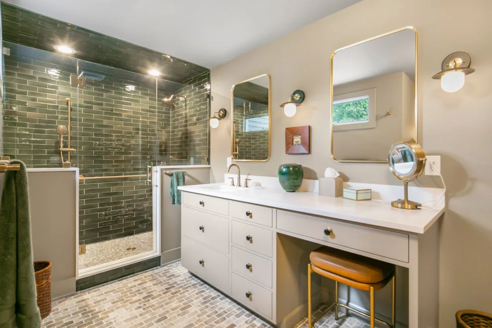 Historic Washington's Crossing Primary Bedroom Suite Renovation by Bryhn Design/Build - Photo 8