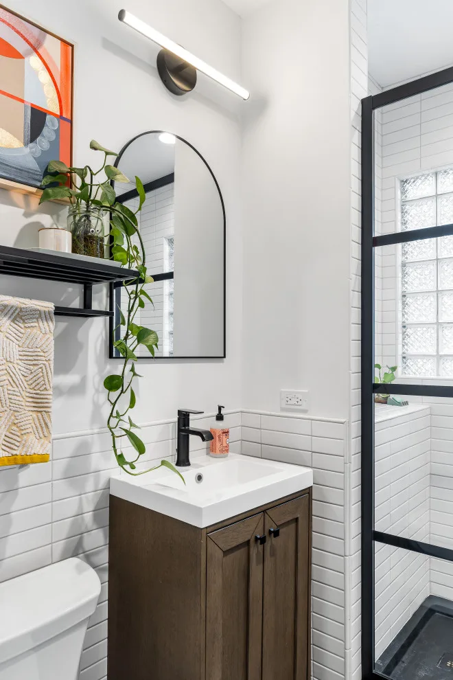 Chicago Primary Suite and Powder Room Renovation by Airoom Architects-Builders-Remodelers - Photo 7
