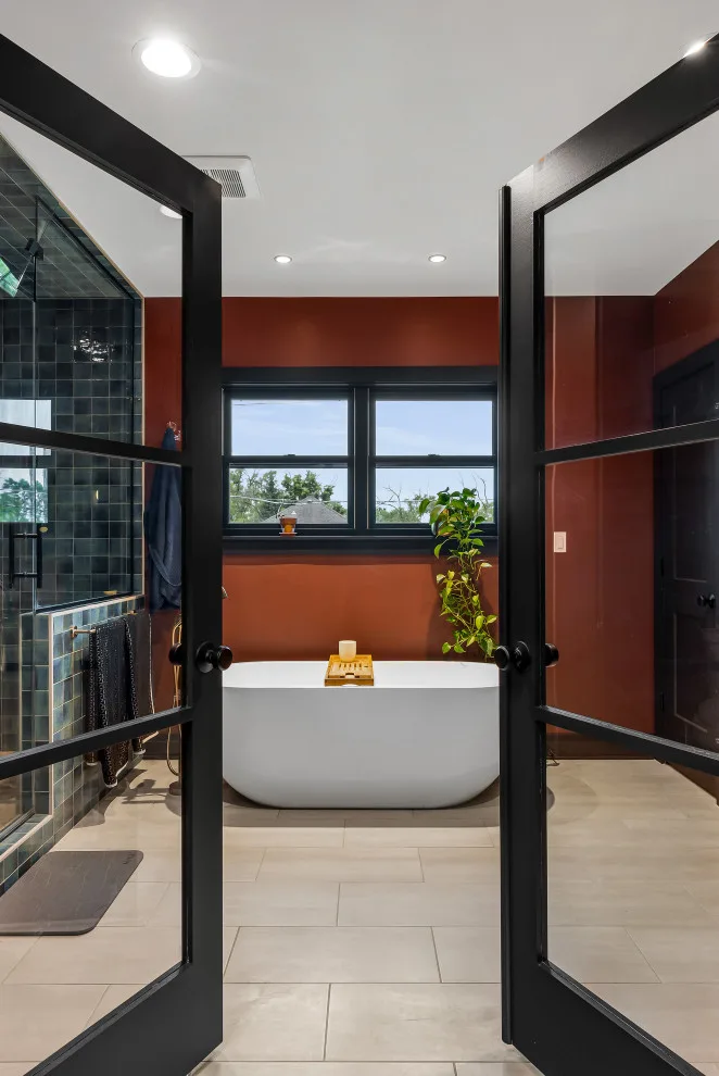 Chicago Primary Suite and Powder Room Renovation by Airoom Architects-Builders-Remodelers - Photo 12