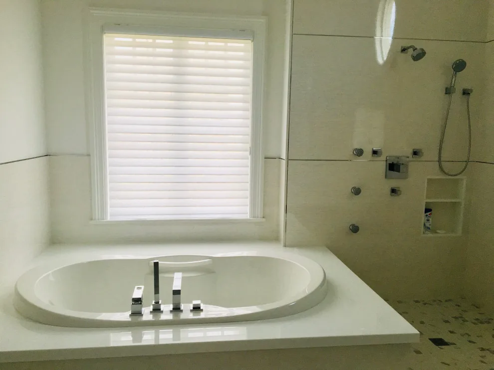 Stunning Stone Bathroom by K & M Flooring-Renovations Inc. - Photo 7