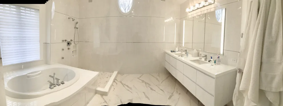 Stunning Stone Bathroom by K & M Flooring-Renovations Inc. - Photo 2